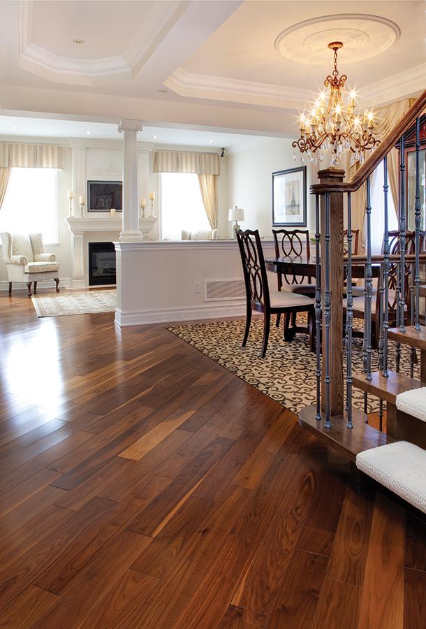 Walnut (classic) Solid Hardwood Flooring - Black Bear Flooring